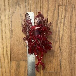 Red Fairy Ornament